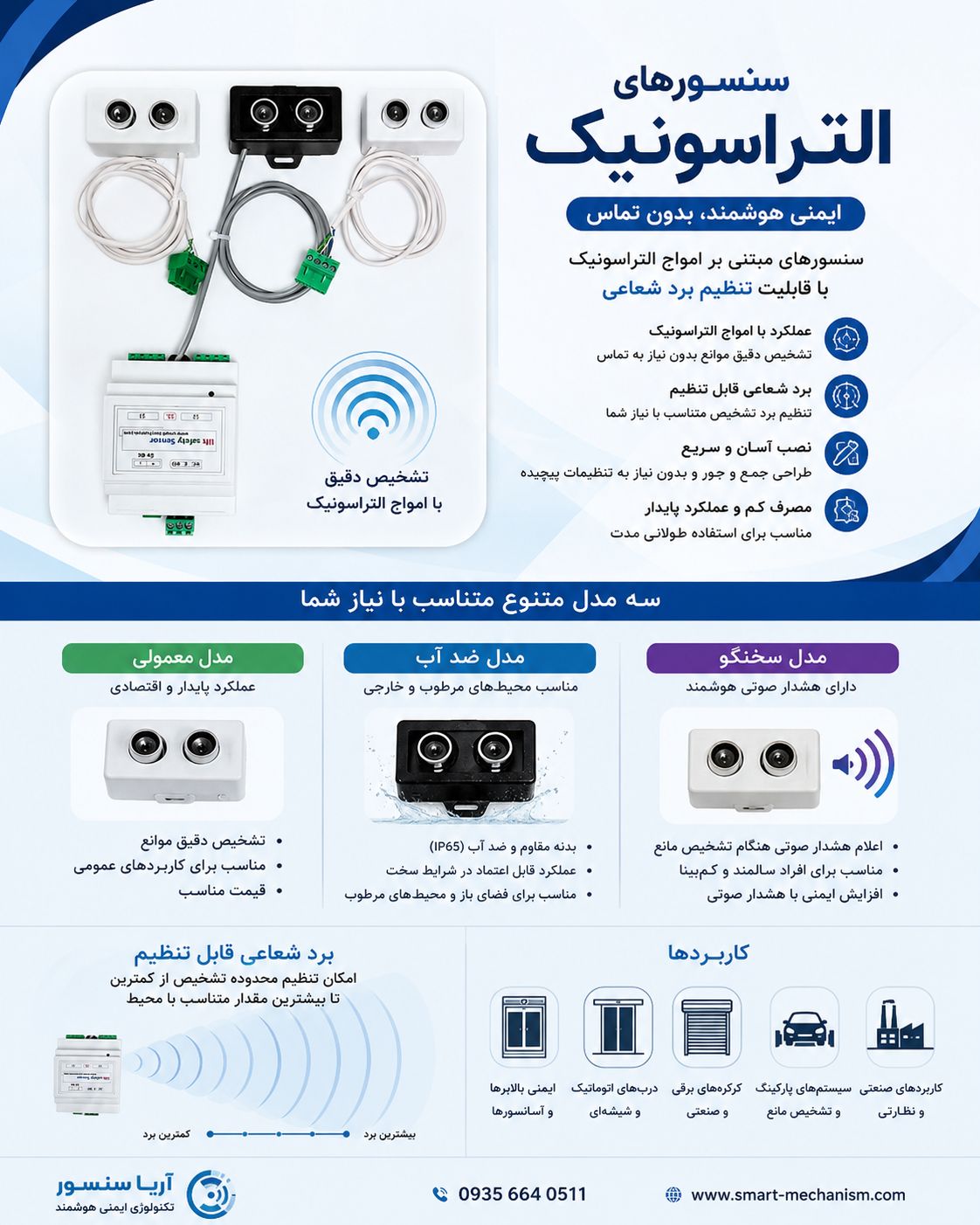 سنسور الکتراسونیک زیر کابین